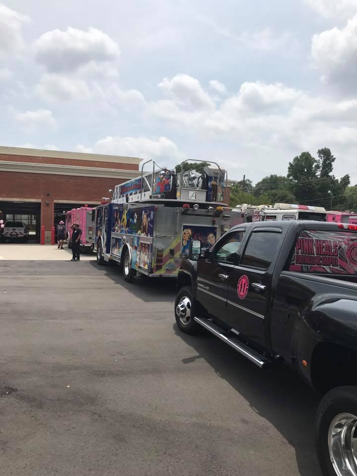 Pink Heals at the Fire Department